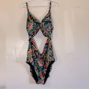 Time and Tru Swimsuit Monokini Jewel Tones Sz 3X 24W-26W NWT Gorgeous